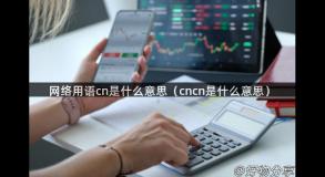 网络用语cn是什么意思（cncn是什么意思）