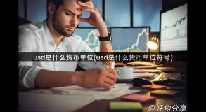 usd是什么货币单位(usd是什么货币单位符号)