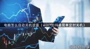 电脑怎么自动关机设置（win7如何最简单定时关机）