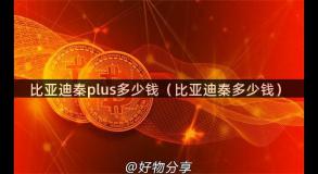 比亚迪秦plus多少钱（比亚迪秦多少钱）