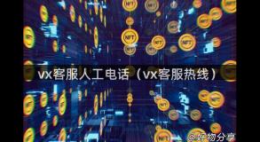 vx客服人工电话（vx客服热线）