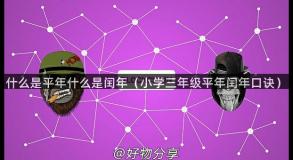 什么是平年什么是闰年（小学三年级平年闰年口诀）