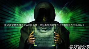 笔记本突然连接不上wifi怎么办（笔记本突然连接不上wifi怎么办手机可以）