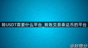 转USDT需要什么平台_转账交易泰达币的平台