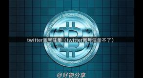 twitter账号注册（twitter账号注册不了）