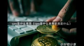 cpo是什么意思（cpo是什么意思职责是什么）