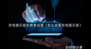 充电提示音在哪里设置（怎么设置充电提示音）