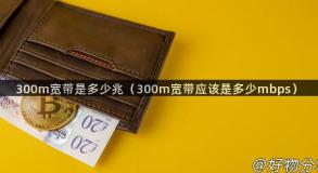 300m宽带是多少兆（300m宽带应该是多少mbps）