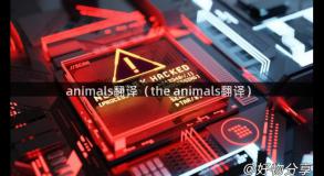 animals翻译（the animals翻译）