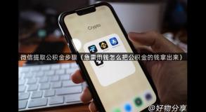 微信提取公积金步骤（急需用钱怎么把公积金的钱拿出来）