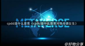 cpdd是什么意思（cpdd是什么意思网络用语女生）