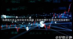 百度图片怎么保存到手机相册（百度的图片怎样保存到相册里）