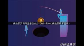 偶数页页码不显示怎么办（word2010偶数页码不显示）