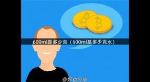 600ml是多少克（600ml是多少克水）