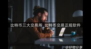 比特币三大交易所_比特币交易正规软件