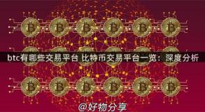 btc有哪些交易平台 比特币交易平台一览：深度分析