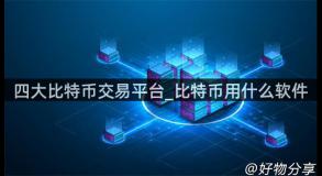 四大比特币交易平台_比特币用什么软件