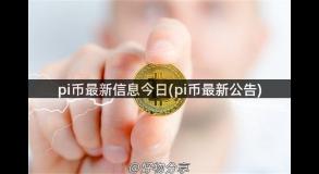 pi币最新信息今日(pi币最新公告)