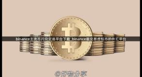 binance主流币闪兑交易平台下载_binance能交易虚拟币的外汇平台