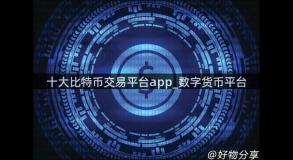 十大比特币交易平台app_数字货币平台