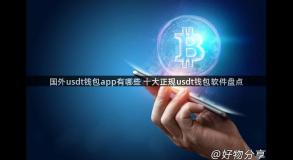 国外usdt钱包app有哪些 十大正规usdt钱包软件盘点