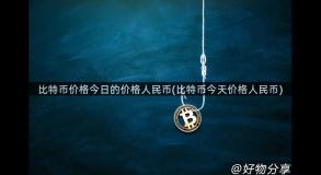 比特币价格今日的价格人民币(比特币今天价格人民币)