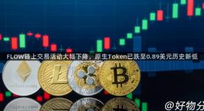 FLOW链上交易活动大幅下降，原生Token已跌至0.89美元历史新低