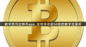 数字货币比特币app_全球排名前50名的数字交易所