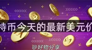 比特币今天的最新美元价格