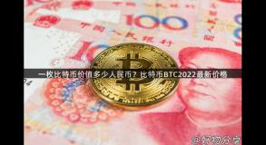 一枚比特币价值多少人民币？比特币BTC2022最新价格