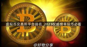 虚拟币交易所平台排名_2023权威榜单玩币必看