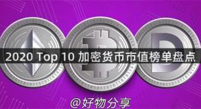 2020 Top 10 加密货币市值榜单盘点