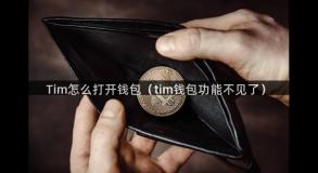 Tim怎么打开钱包（tim钱包功能不见了）