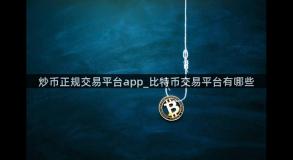 炒币正规交易平台app_比特币交易平台有哪些