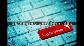 加密货币影响者推文：山寨币的增长与 BTC 成正比