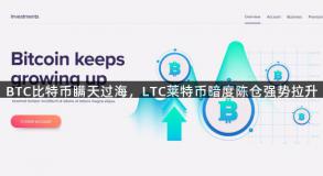 BTC比特币瞒天过海，LTC莱特币暗度陈仓强势拉升