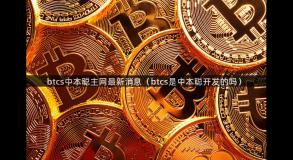 btcs中本聪主网最新消息（btcs是中本聪开发的吗）