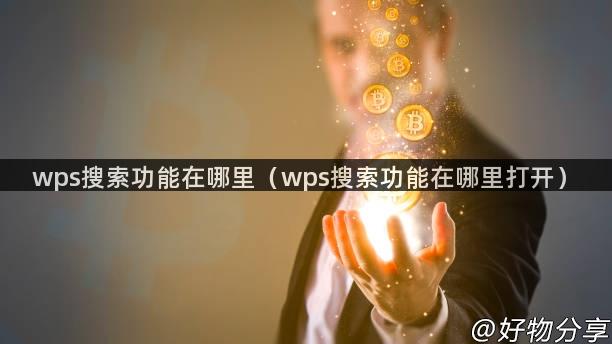 wps搜索功能在哪里（wps搜索功能在哪里打开）