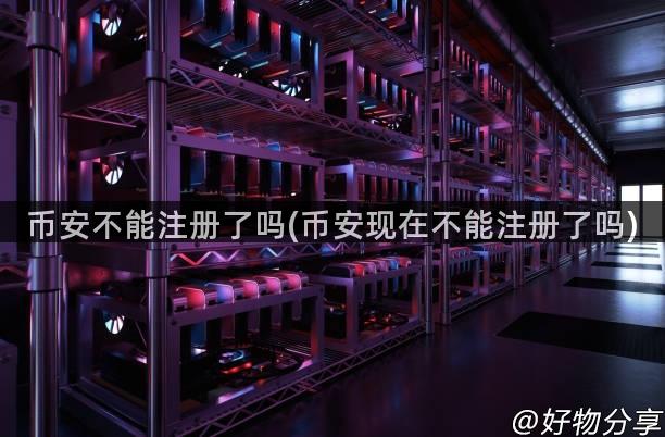 币安不能注册了吗(币安现在不能注册了吗)