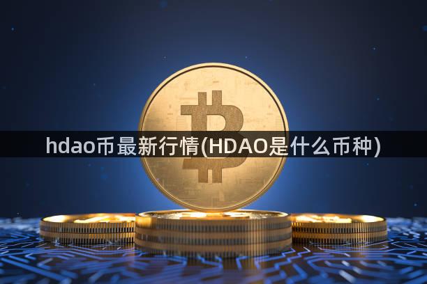 hdao币最新行情(HDAO是什么币种)