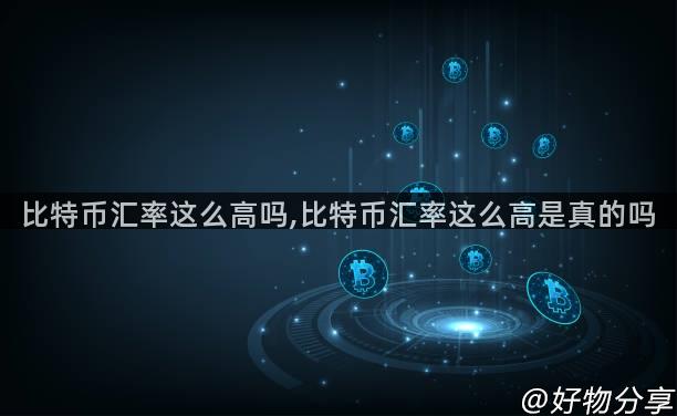 比特币汇率这么高吗,比特币汇率这么高是真的吗