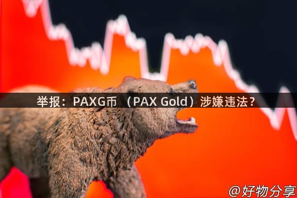 举报：PAXG币 （PAX Gold）涉嫌违法？