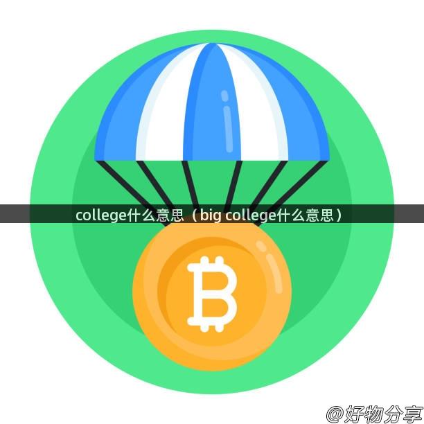 college什么意思（big college什么意思）