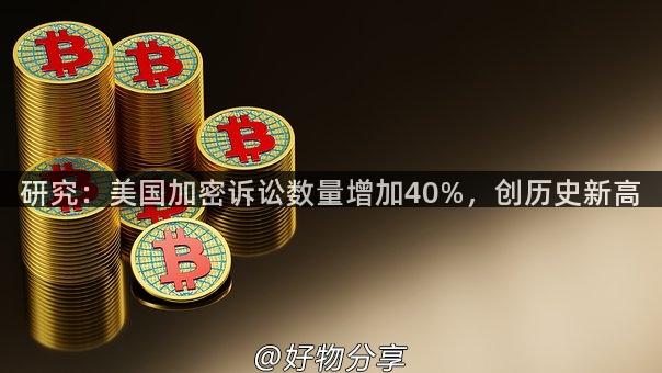 研究：美国加密诉讼数量增加40%，创历史新高