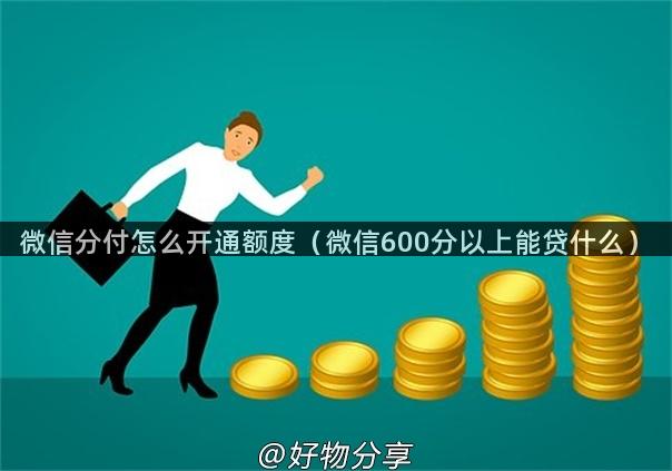 微信分付怎么开通额度（微信600分以上能贷什么）