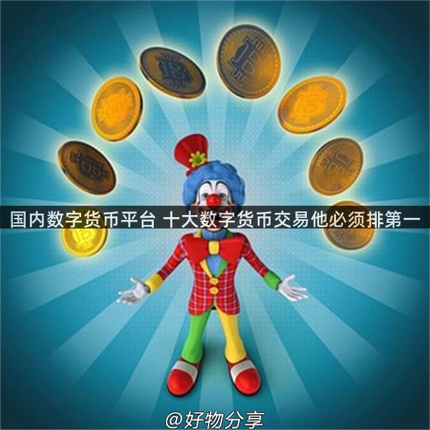 国内数字货币平台 十大数字货币交易他必须排第一