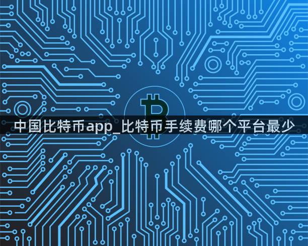 中国比特币app_比特币手续费哪个平台最少