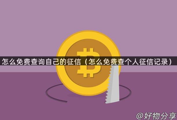 怎么免费查询自己的征信（怎么免费查个人征信记录）