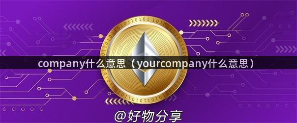 company什么意思（yourcompany什么意思）