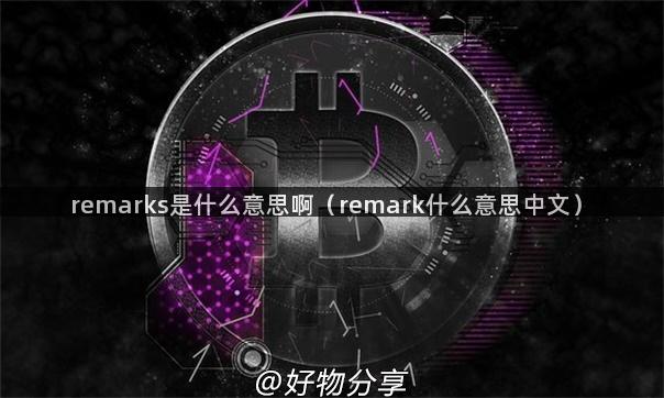 remarks是什么意思啊（remark什么意思中文）